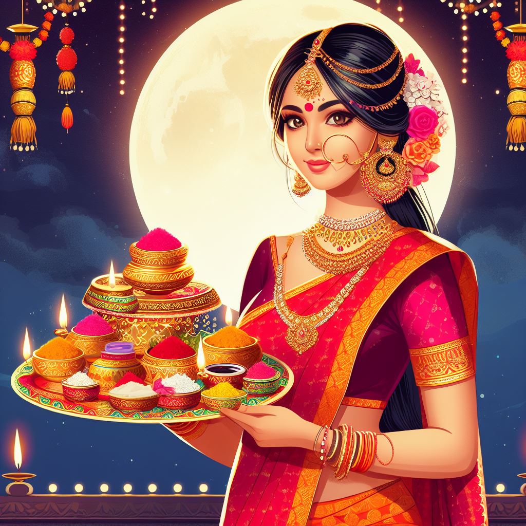 Karwa Chauth Puja Vidhi & Process - Ideas of Vrat Vidhi